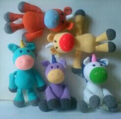 unicornio Amigurumi crochet