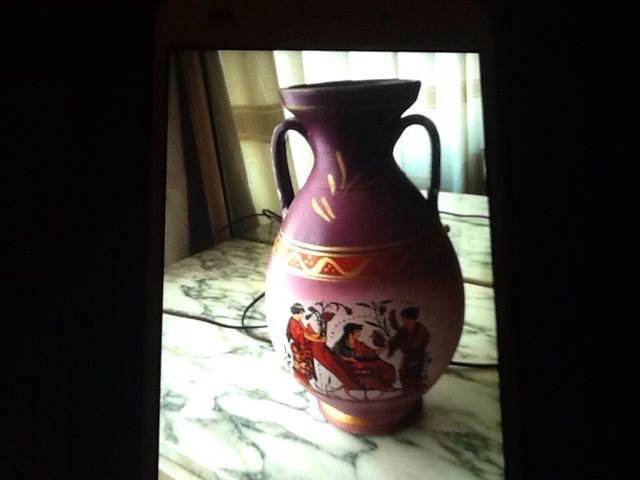 Jarrón Grande Con Dibujos