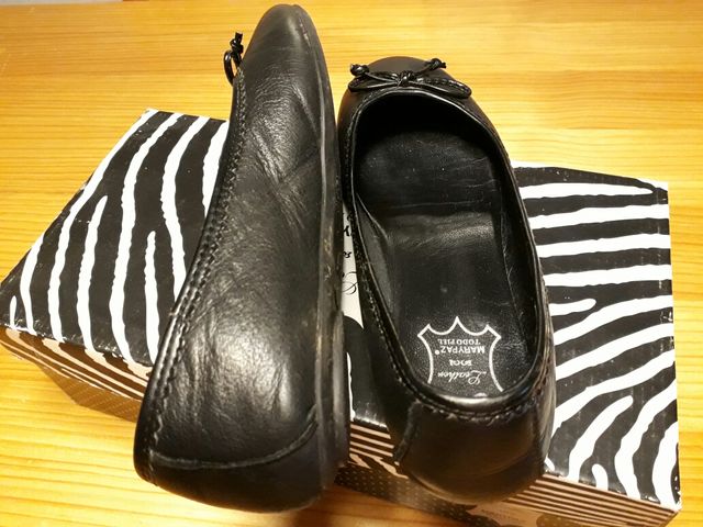 Manoletinas piel T36