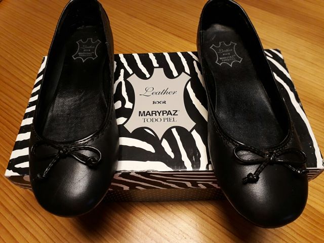 Manoletinas piel T36