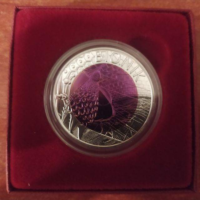 Moneda 25 euros Niobio. Austria 2012 Bionik