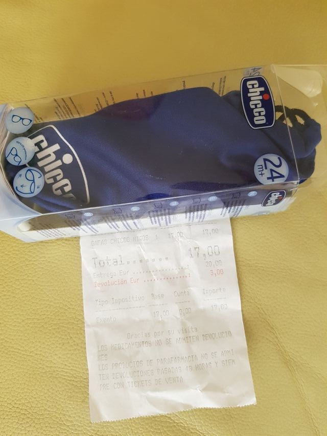 gafa de sol chicco nuevo