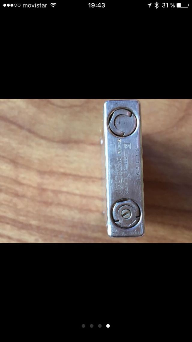 Endendedor mechero Dupont modelo vintage