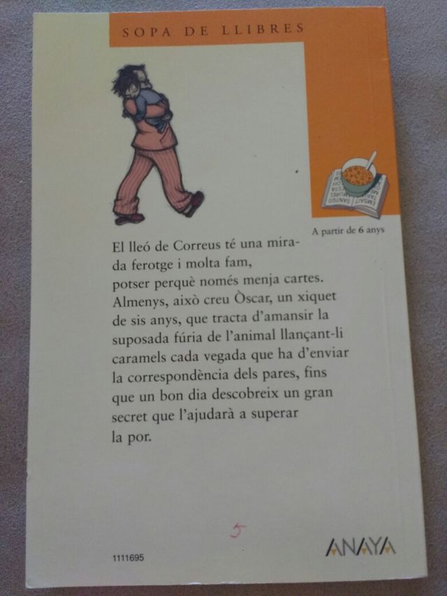 Libro "Óscar i el lleó de Correus"