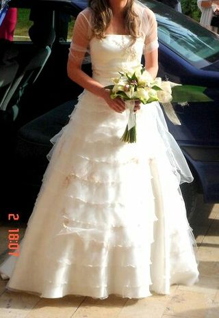 vestido de novia talla 38 de segunda mano en cartagena en wallapop