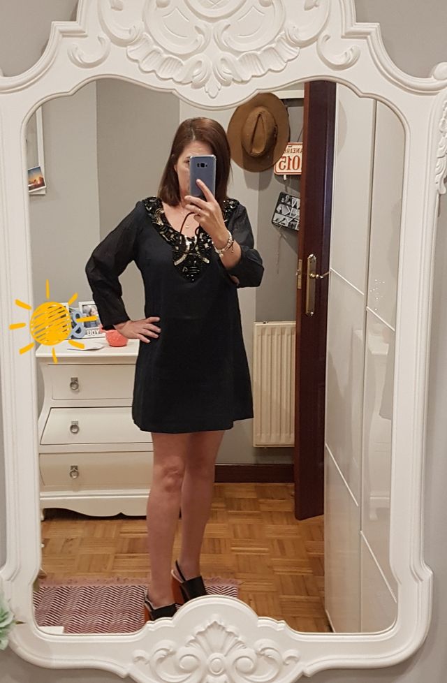 Vestido seda edición limitada de Zara 