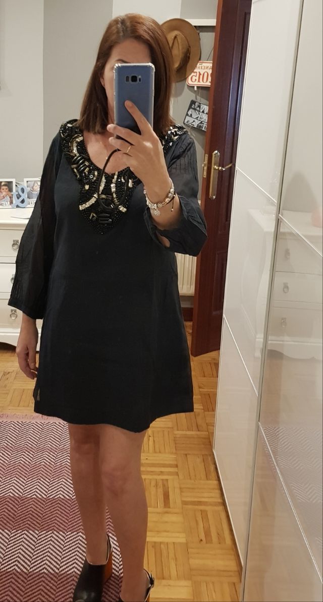 Vestido seda edición limitada de Zara 