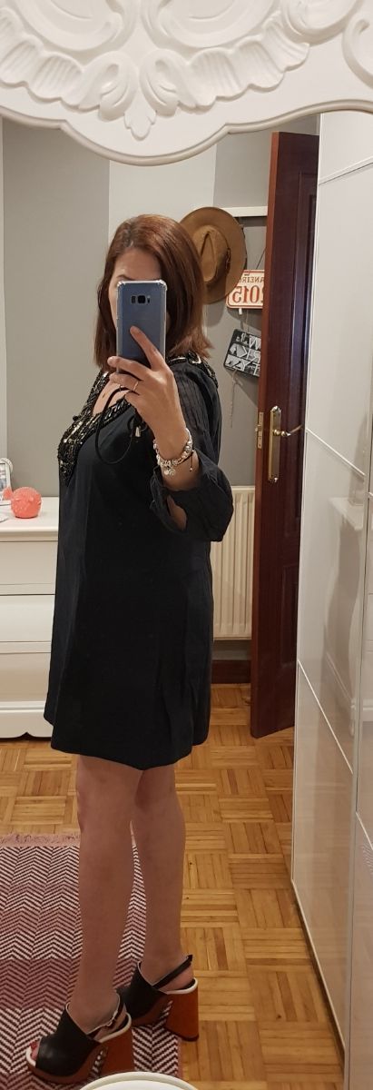 Vestido seda edición limitada de Zara 