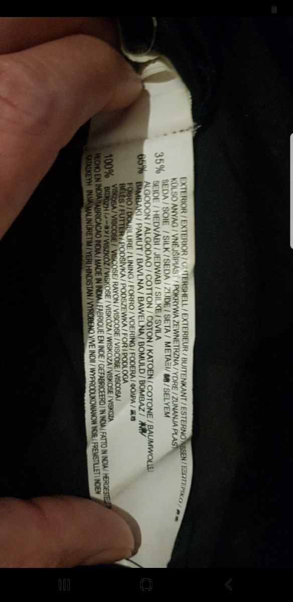 Vestido seda edición limitada de Zara 