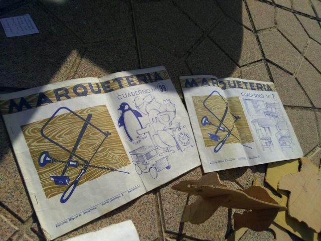 marquetería de animales