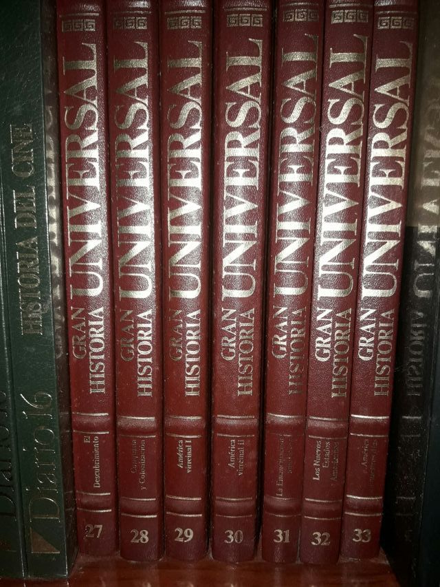 libros historia universal. 33 tomos