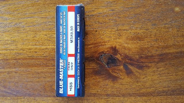 juego de machos M3x0.50 HSS