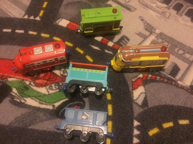 Circuito de trenes chugginton luz y sonido