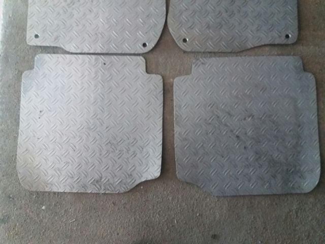 Alfombrillas metálicas Golf 4