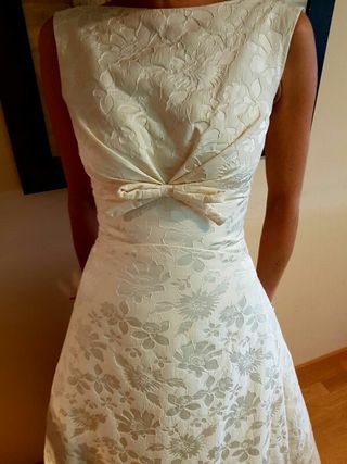 vestido de novia rosa clara de segunda mano en a coruña en wallapop