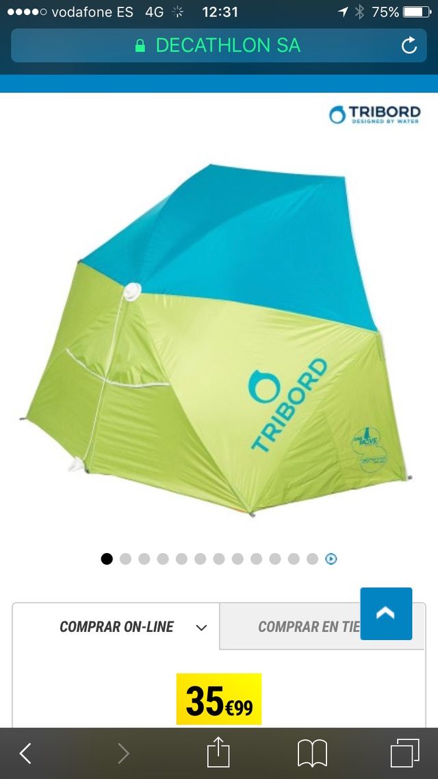 Parasol Tienda Bebe Playa O Montana De Segunda Mano Por 25 Eur En Caldes D Estrac En Wallapop