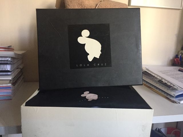 Peep toe de piel talla 38