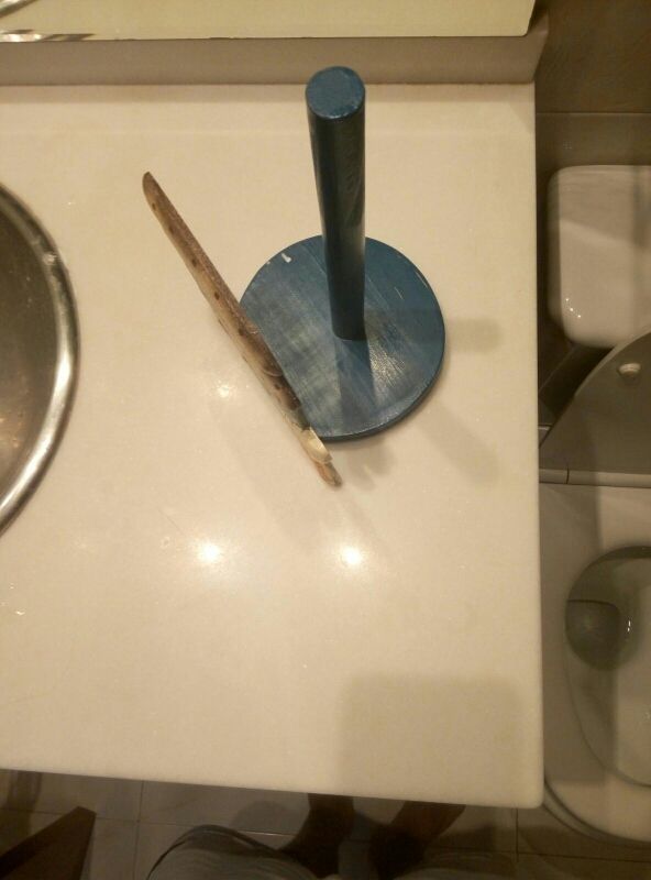 portador de papel (para baño o cocina)