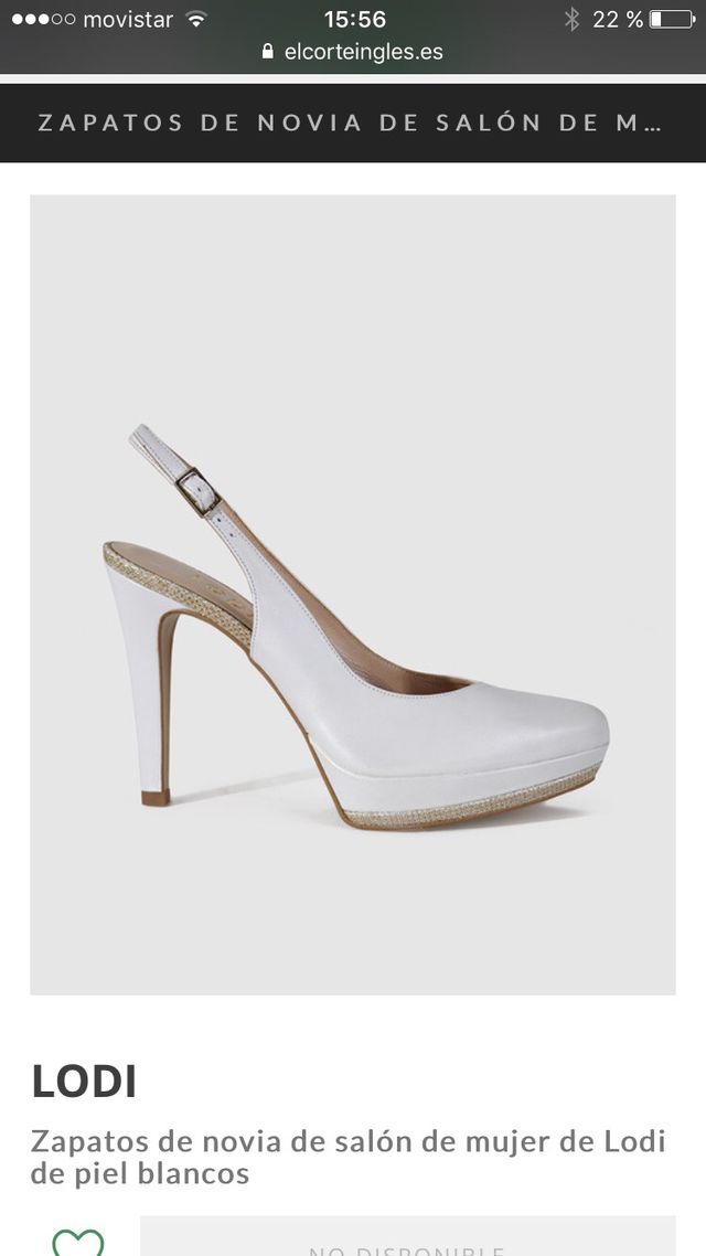zapatos de novia lodi sin estrenar de segunda mano por 60 € en