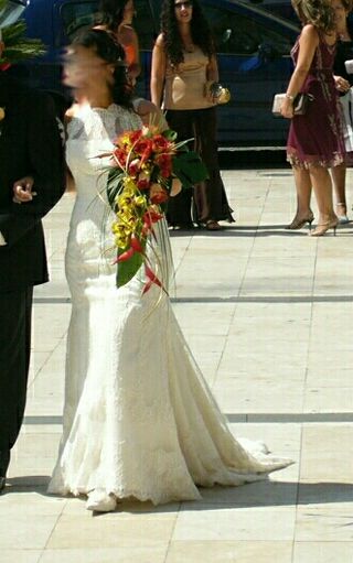 vestido de novia talla 40 de segunda mano en badajoz en wallapop