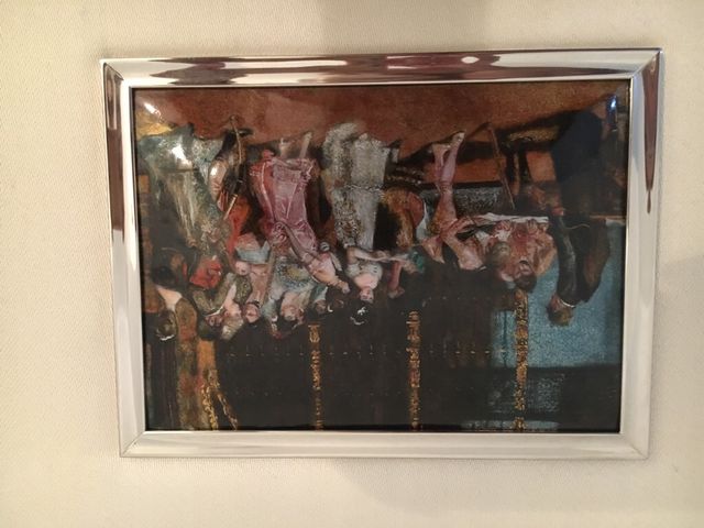 Cuadro en esmalte "La vicaría" de Fortuny