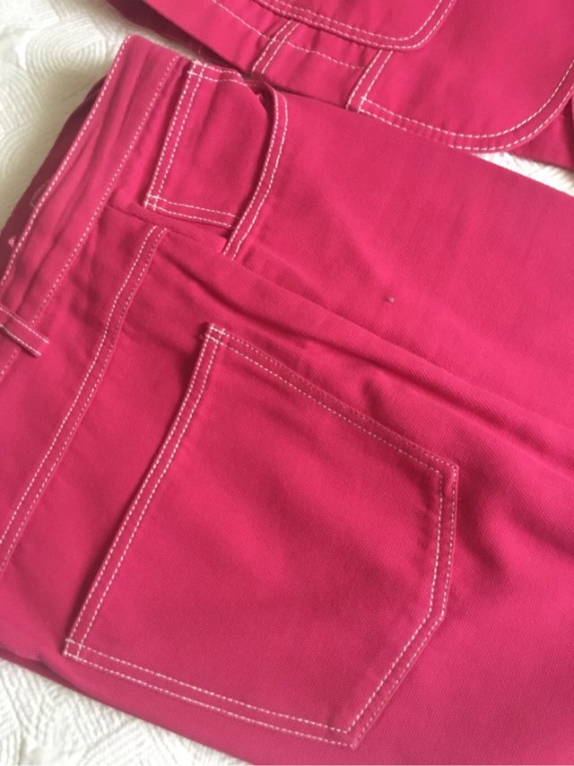 Traje Dennin color frambuesa