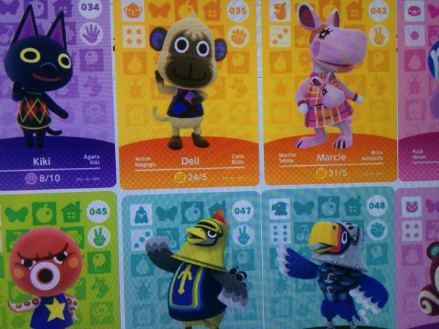 Scambio di carte amiibo Animal Crossing