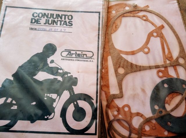 DERBI, 4 M. Palanca, Pedal. JUNTAS. Intermitente.
