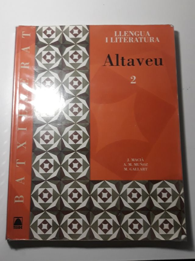 llengua i literatura altaveu 2 bach