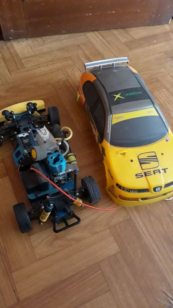 Seat Leon Montar Coche Rc Gasolina Por Piezas Seat León