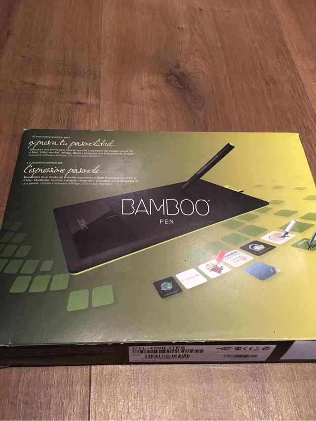 Tableta Bamboo Pen sin usar