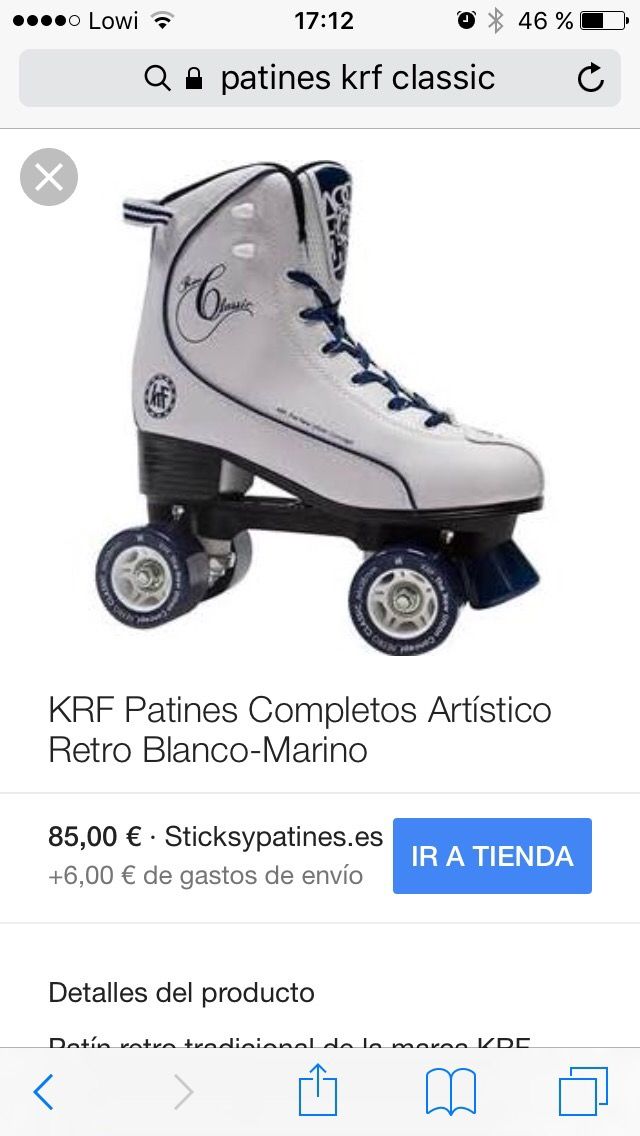 Patines KRF Classic talla 37