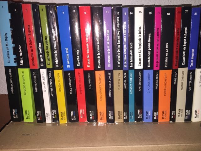 Libros: Colección serie negra el Pais