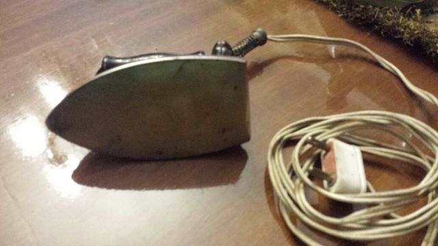 Plancha antigua de viaje