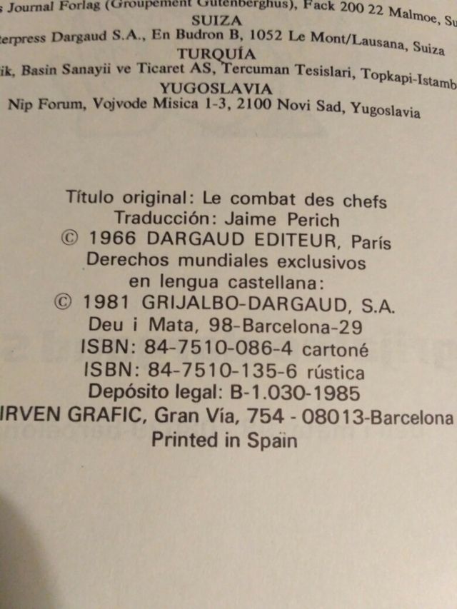 Asterix El combate de los jefes de segunda mano por 3 EUR en Barcelona