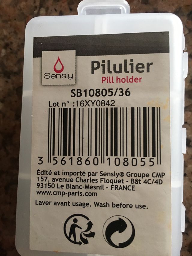 Pastillero diez dias