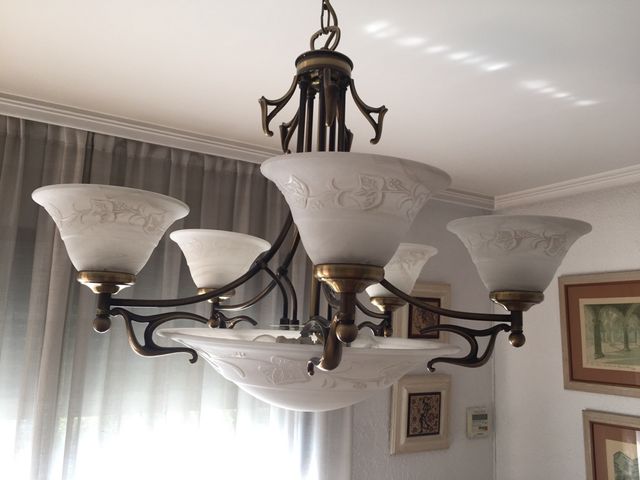 Lámpara clásica de comedor