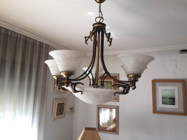 Lámpara clásica de comedor