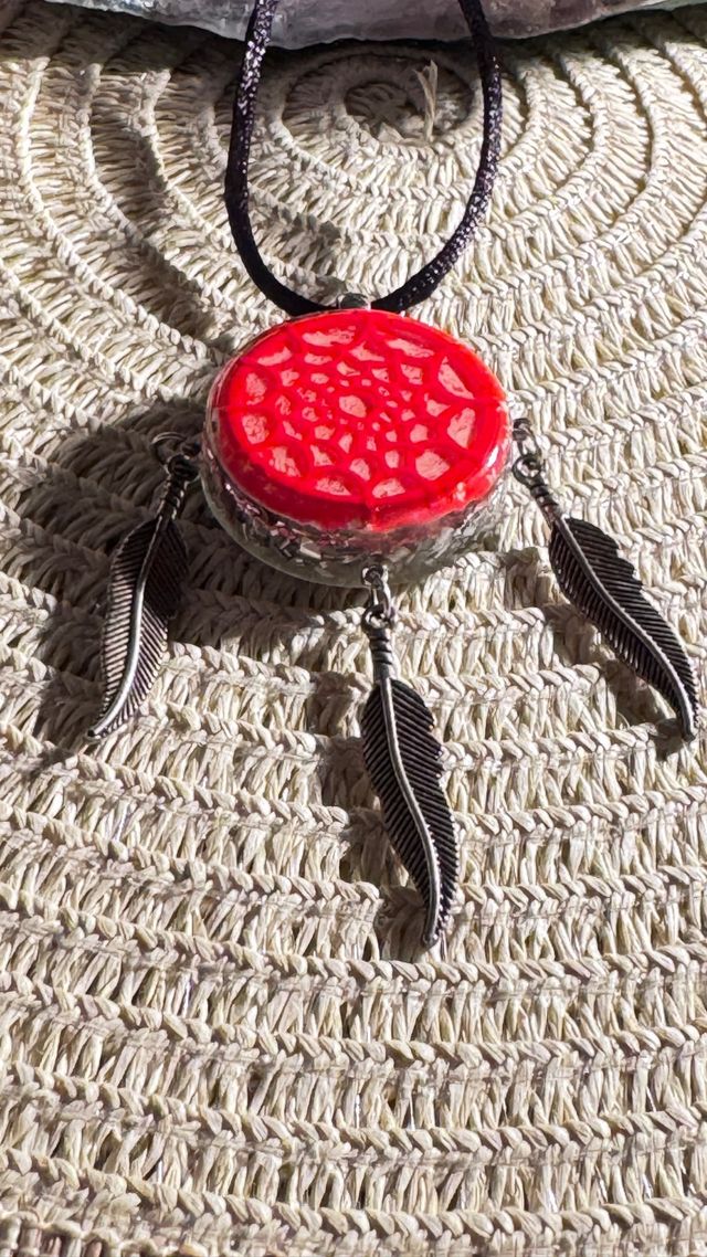 Colgante orgonita atrapasueños cuarzo