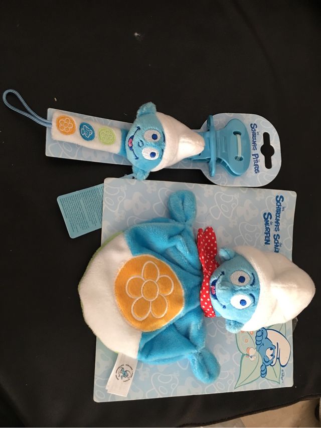 Lote para bebe  pitufo original