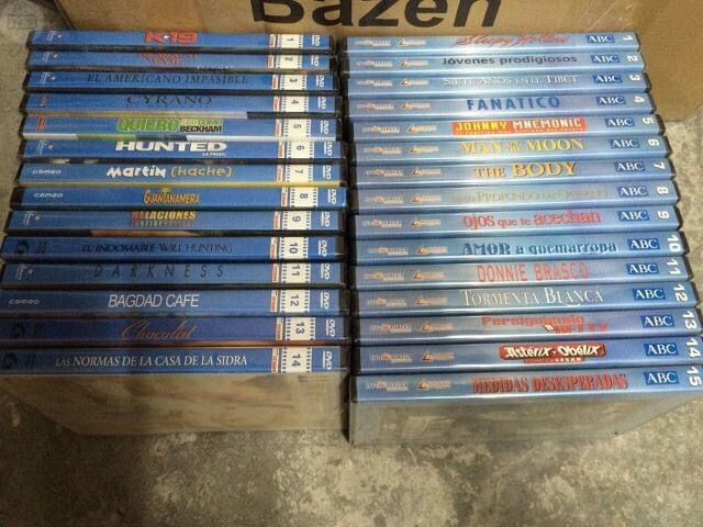 2 colecciones cine abc, cada una un precio