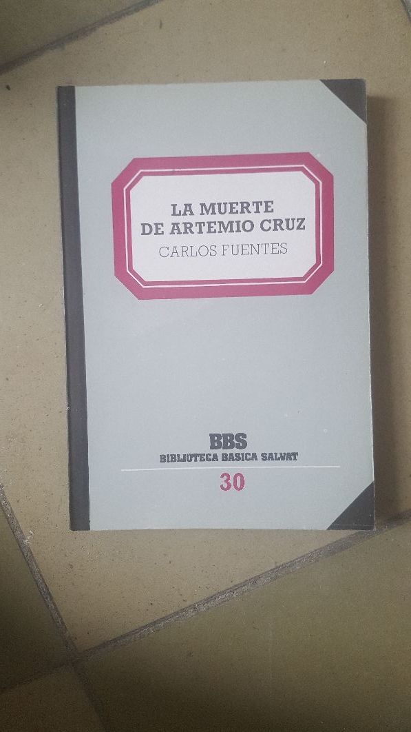 LIBRO LA MUERTE DE ARTEMIO CRUZ