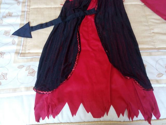Disfraz de diabla.