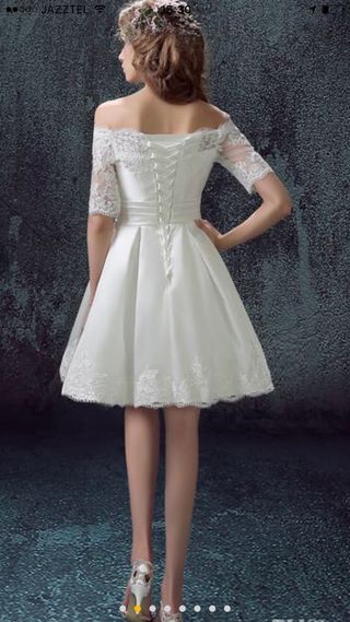 vestido de novia cortos de segunda mano en wallapop