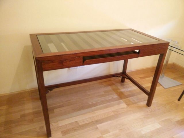 MESA DE ORDENADOR RUSTICA