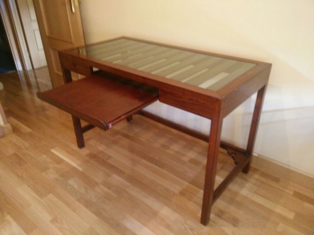 MESA DE ORDENADOR RUSTICA