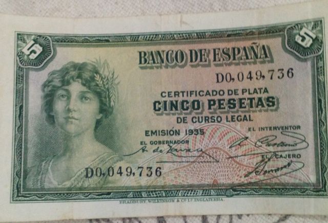 billetes antiguos