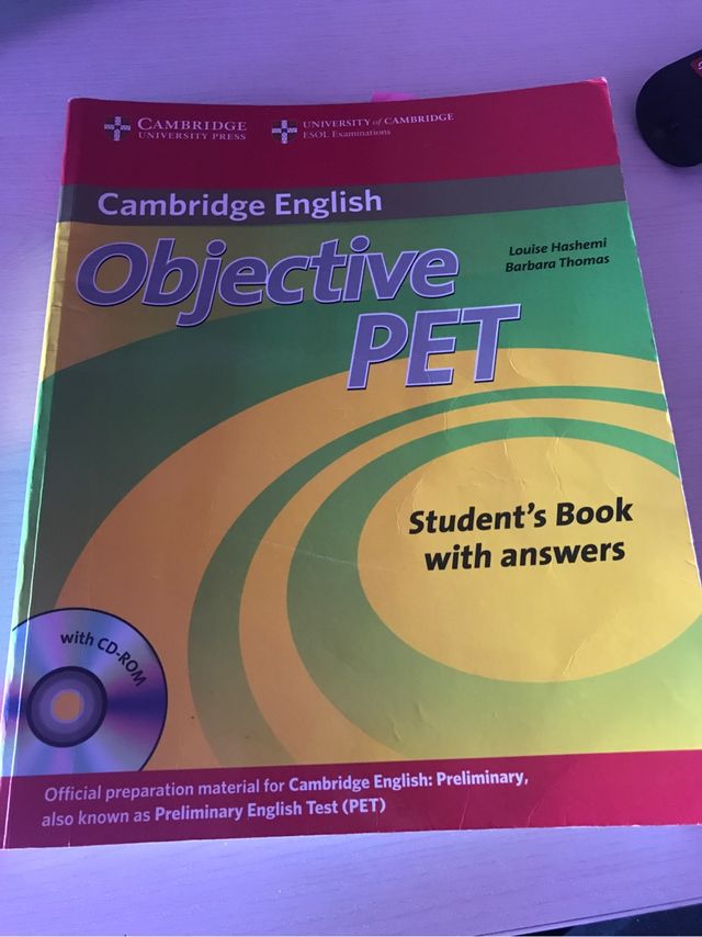 Libro ingles cambridge b1 PET