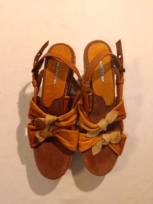 sandalias fluxa N 38 piel a estrenar