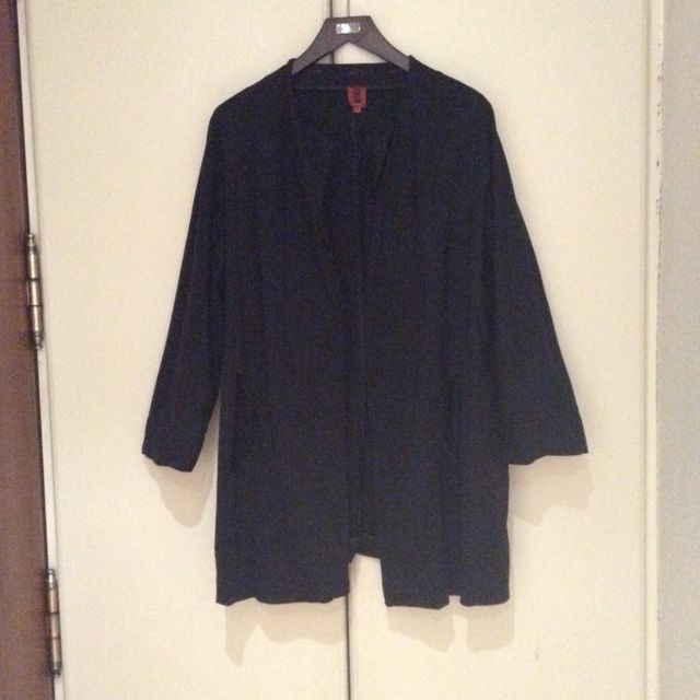 Abrigo/Casaca Negro de Pedro Del Hierro. Talla S